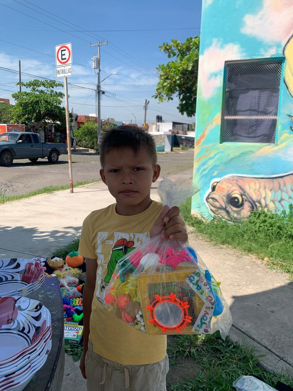 Entrega de donaciones